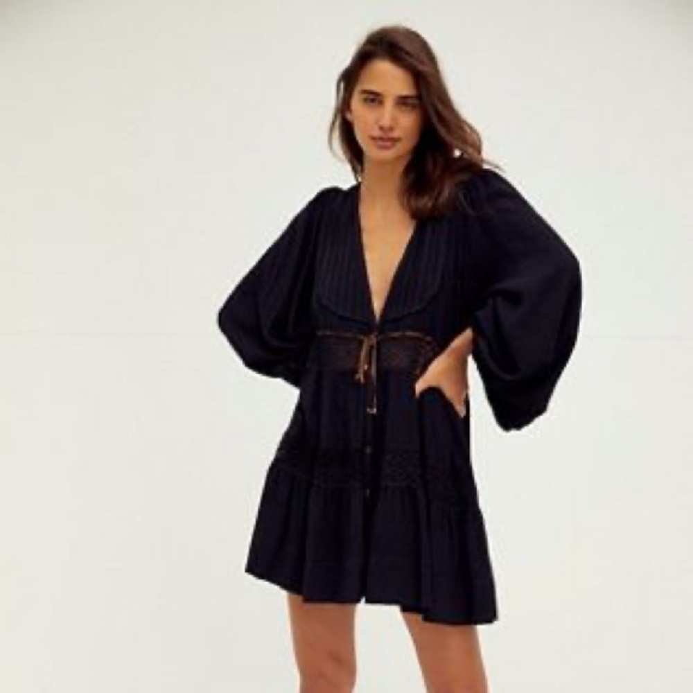 Free People Cozy Nights Mini Dress